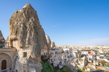 Fototapeta premium Cappadocia skyline in Goreme, Turkey