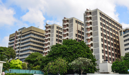 Fototapeta na wymiar Modern buildings in Colombo, Sri Lanka