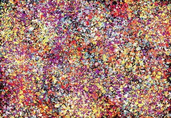 Abstract watercolor brush spatter bot digital art painting soft focus for texture background