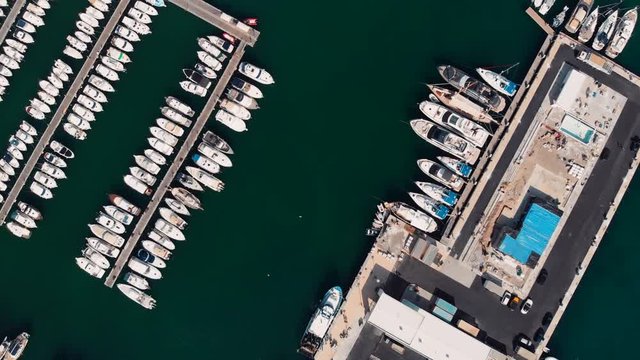 Beautiful Birds Eye View, off Mallorca Road to Port Soller, Boat Dock.