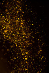 Glitter dust dark abstract background