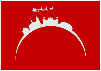 Karachi city skyline in Pakistan