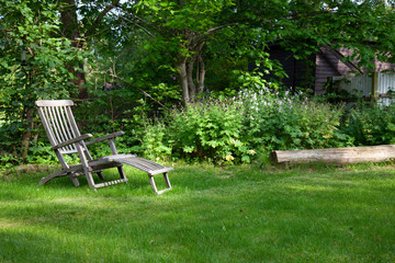 chair in the garden