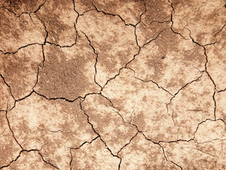 The ground has cracks in the top view for the background