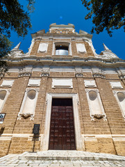 Church of Saint Theresa at the Piazza Santa Teresa, Brindisi, Apulia, Italy June 2019