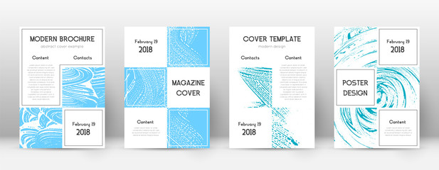 Cover page design template. Business brochure layo