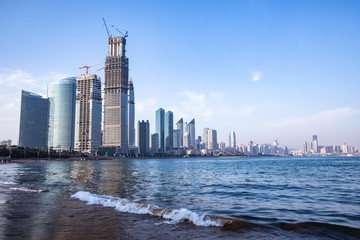 Fototapeta premium Qingdao City, Shandong Province, China