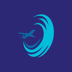 Travelforce logo and abstract logo