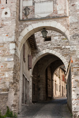 Fototapeta na wymiar The town of Feltre in Italy