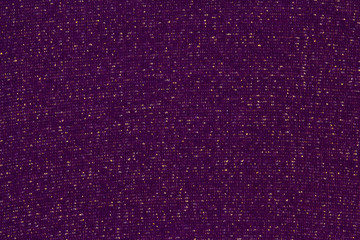 Dark violet textile background with a metallic Lurex gold thread. Plum matte fabric interspersed...