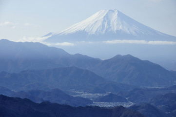 百蔵山より富士山