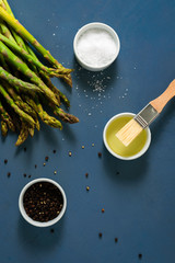 Asparagus ready to cooking