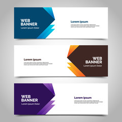 abstract vector banner.modern template design for web