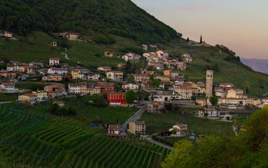 Fototapeta na wymiar Valdobbiadene Vino