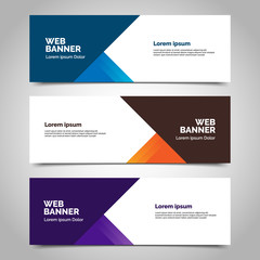 abstract vector banner.modern template design for web