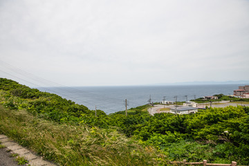 竜飛崎の風景