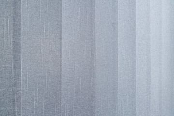 Close-up view of fabric curtain made of dense fabric in the corp