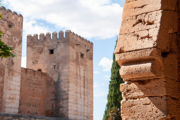 alcazaba nazarí de la Alhambra de Granada, Andalucía