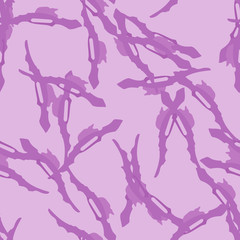 UFO camouflage of various shades of violet and pink colors