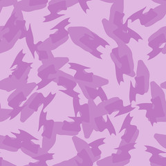UFO camouflage of various shades of violet and pink colors