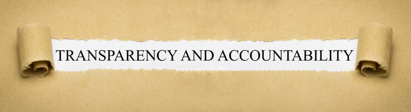 Tranparency and accountability