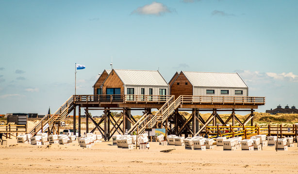 beach at sankt peter ording