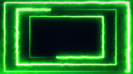 Neon bakcground flying through edless glowing rotating neon rectangle creating a tunnel, blue red pink violet spectrum, fluorescent 3d rendering infinity light, modern colorful lighting, 4k