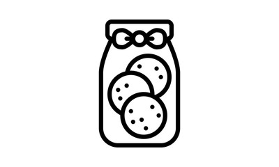 Cookie icon for bakery and confectionery