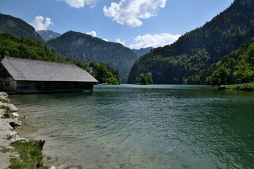 Fototapeta na wymiar Der Königssee in Bayern