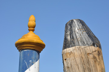 Pfähle in Chioggia