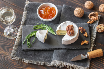Cambozola cheese close-up