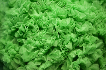 green wave texture ruching background