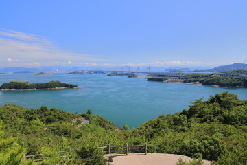 Fototapeta na wymiar eto inland sea in Japan