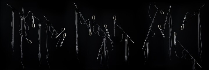 Micro de scène, salle de spectacle