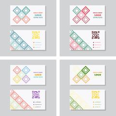 Business card vector background