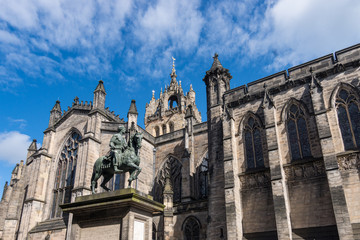 Fototapeta na wymiar St. Giles Cathedral in Edinburgh, Scotland