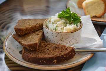 Ukrainian national meal in Odessa