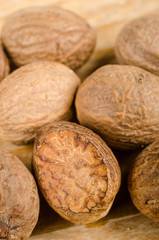 Closeup of nutmeg