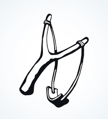 Old Epee. Vector drawing