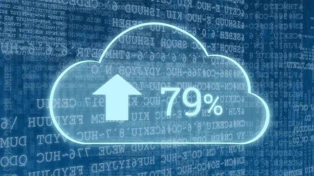 Upload progress clouds and program codes