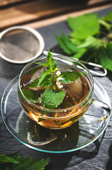 Phytotherapy nettle infusion, natural medicine