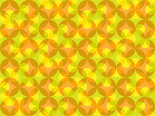 abstract yellow background.geometric shape retro style wallpaper.circle flat design texture effect