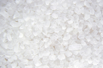 sea salt crystals close up