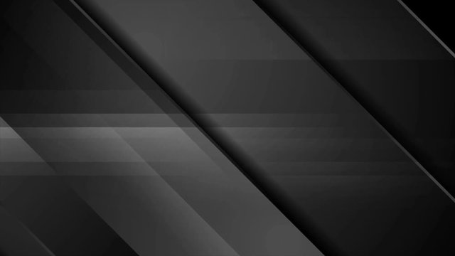 Black stripes abstract geometric technical motion design. Seamless looping. Video animation Ultra HD 4K 3840x2160