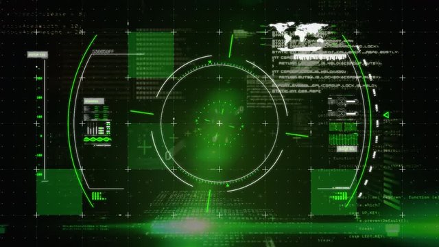 View finder in a digital interface with program codes