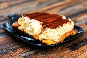 Classical Dessert homemade Tiramisu Cake