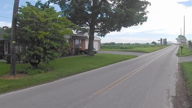Driving Along Amish Countryside Came Across a Horse and Buggy