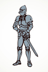 Obraz premium Knight. Vector drawing