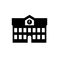 school flat vector icon