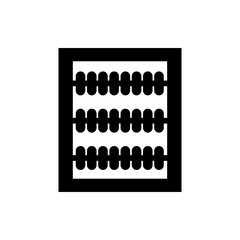 abacus flat vector icon